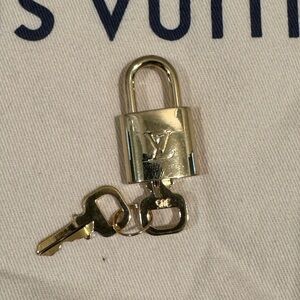 Louis Vuitton Brass Padlock with Keys